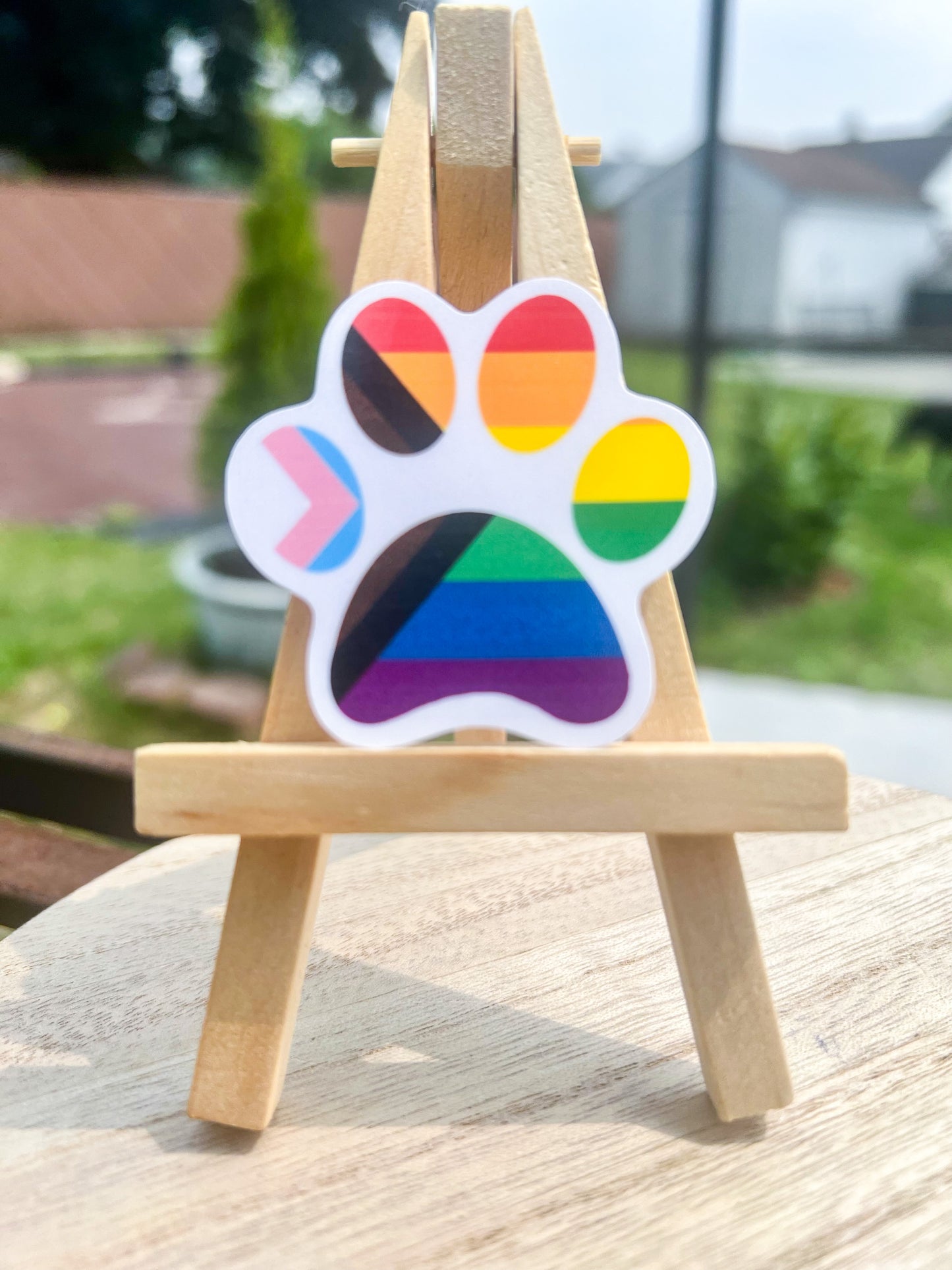 Pride Paw Print