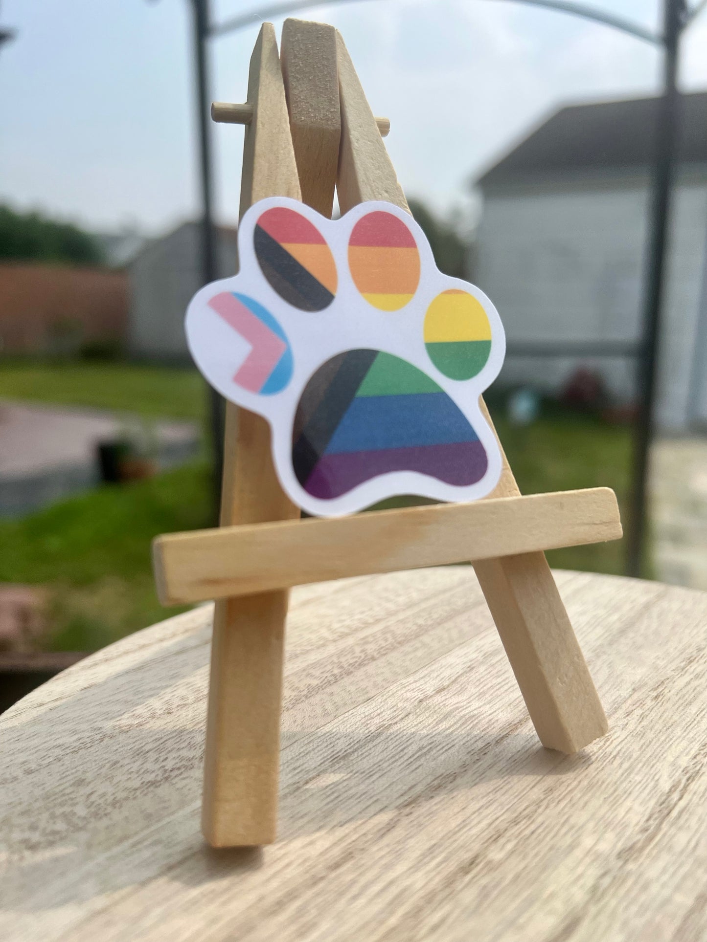 Pride Paw Print