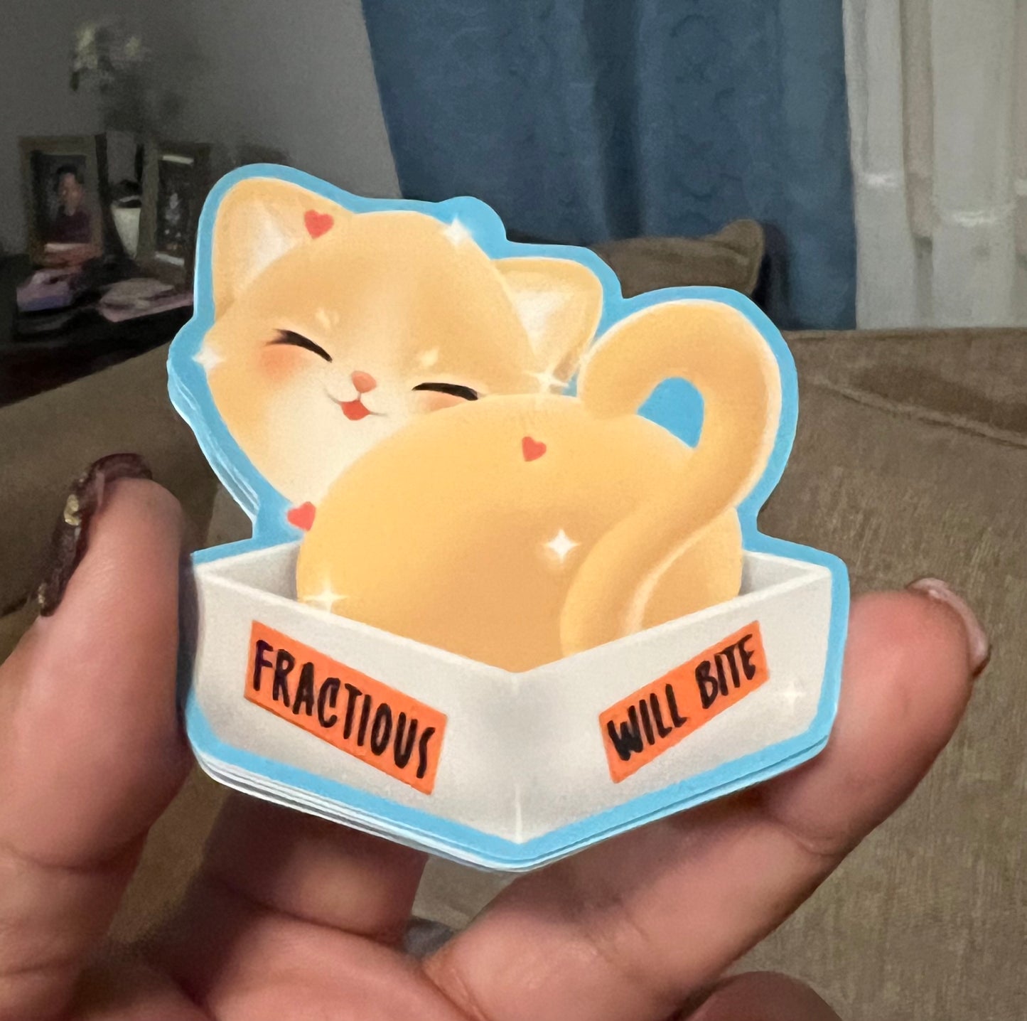 Cat caution